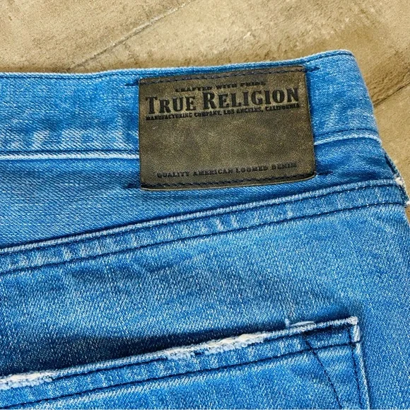 True Religion Bobby Light Washed Jeans Sz 38 X 34 - Picture 8 of 8